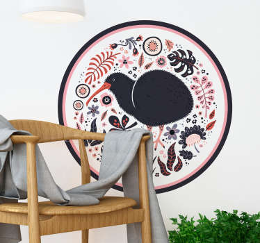 kiwi New Zealand bird wall sticker - TenStickers