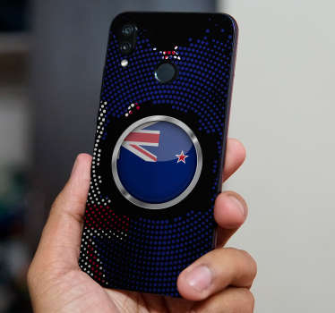 New Zealand flag huawei Wall Mural decal - TenStickers