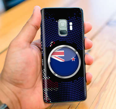 new zealand flag samsung phone skin - TenStickers