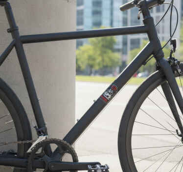 Bike sticker gps tracking protection - TenStickers