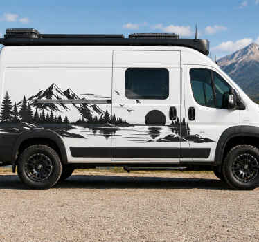 Vinilo autocaravana bonito y elegante - TenVinilo