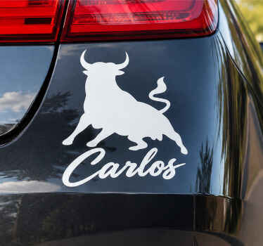 Autoaufkleber spanischer stier - TenStickers