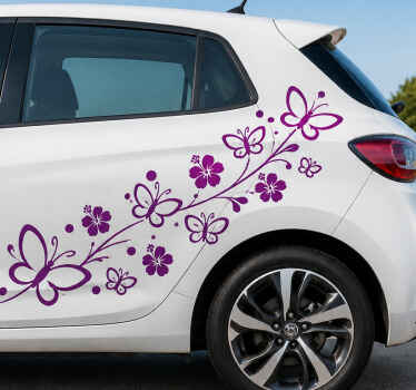 Autoaufkleber schmetterlingsset design - TenStickers