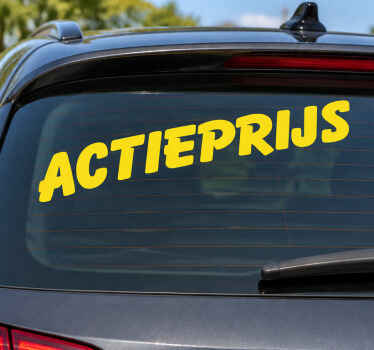 Autosticker reclameverkoop - TenStickers