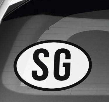 新加坡汽车乙烯基贴花 - TenStickers