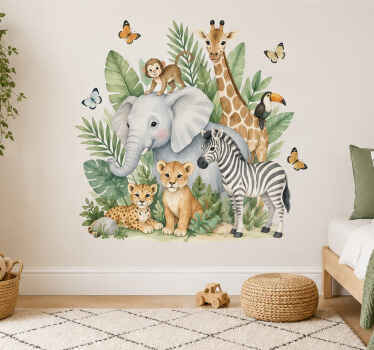 Autocolante animal selvagem natureza - TenStickers