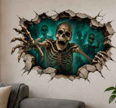 Sticker halloween horreur - TenStickers
