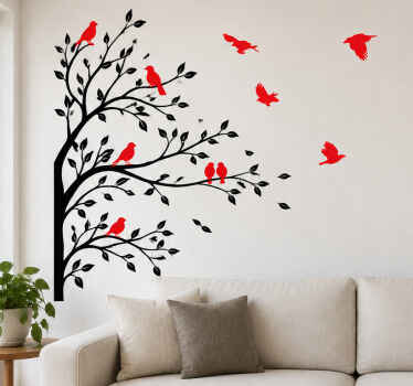 Adesivo murale albero natura - TenStickers