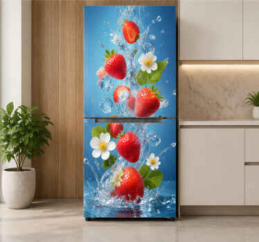 Sticker frigo mer décoratif pour votre cuisine - TenStickers