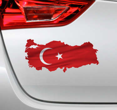 Türk bayrağı duvar duvar sticker - TenStickers