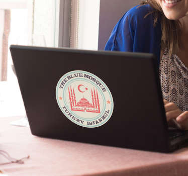 Sultanahmet camii laptop etiket - TenStickers