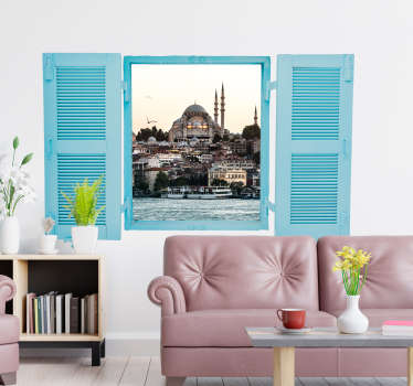 Türkiye manzara duvar resmi sticker - TenStickers