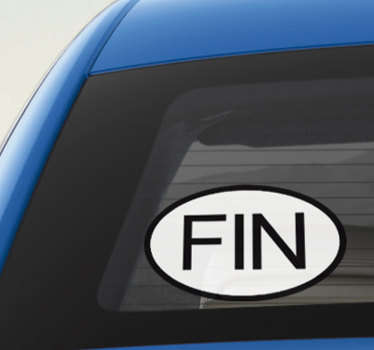 Suomi-kyltti autotarra - Tenstickers