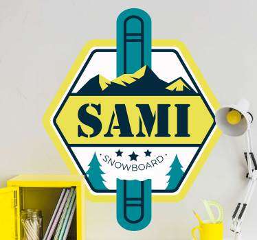 Lumilauta fi extreme-urheilutarra - Tenstickers