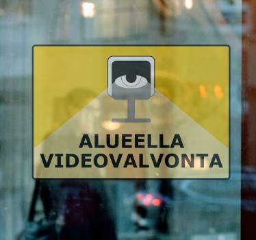 Fi-videovalvontaikkunan tarra - Tenstickers