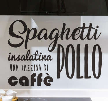 Adesivo murale Canzone Fred Bongusto - TenStickers