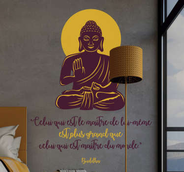 Sticker Motivation maître de lui-même - TenStickers