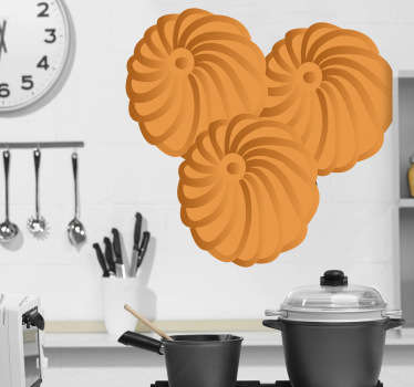 Adesivo decorativo biscotti - TenStickers