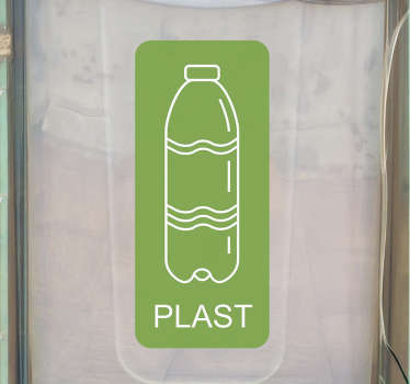 Resirkulering av vinylskilt av plast - Tenstickers