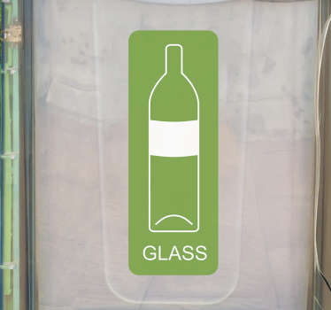Resirkulering av vinylskilt av glass - Tenstickers