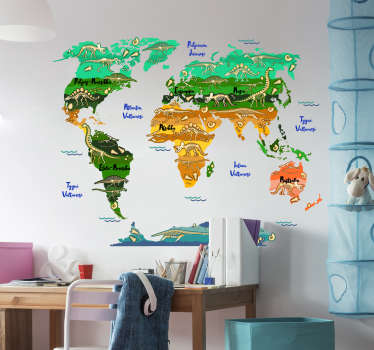 Dinosaurukset suomalaisella maailmankartalla - Tenstickers