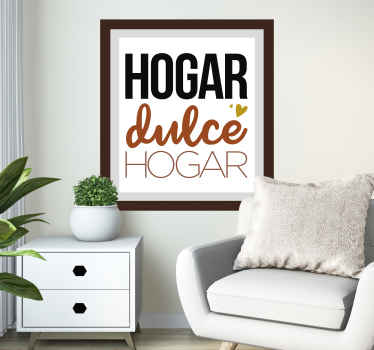 Vinilo hogar Dulce hogar - TenVinilo