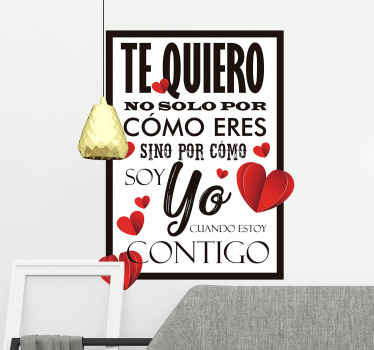 Vinilo Te quiero - TenVinilo