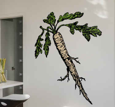 Vinilo ilustración zanahoria - TenVinilo