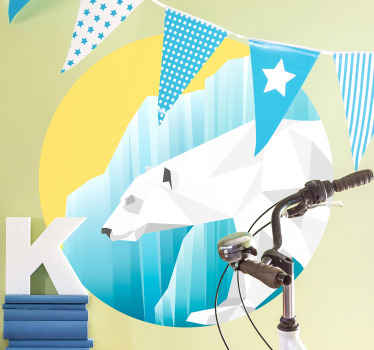 Polar Bear wild animal decal - TenStickers