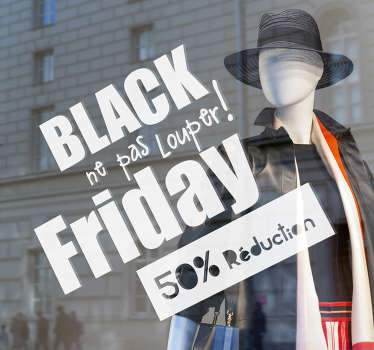 Sticker Black Friday offres - TenStickers