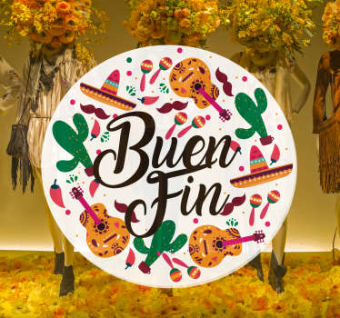 Vinilo rebajas escaparate Buen Fin - TenVinilo