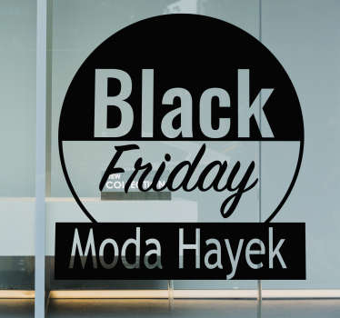Vinilo frase black friday Tienda Personalizable - TenVinilo