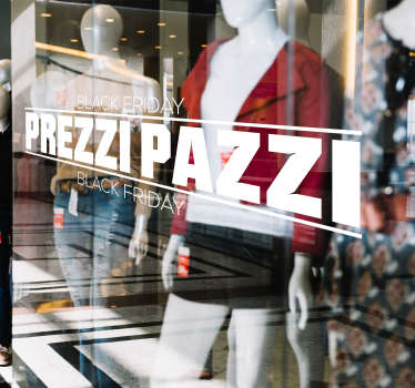 Vetrofanie saldi black friday prezzi pazzi - TenStickers