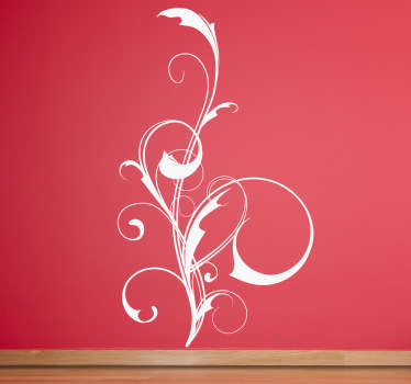 Naklejka dekoracyjna wzór pnącza - TenStickers