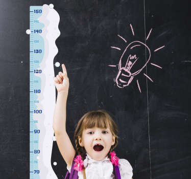 Kerst raamstickers sneeuw groeimeter - TenStickers