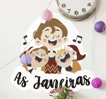 Autocolantes de Natal As Janeiras - TenStickers