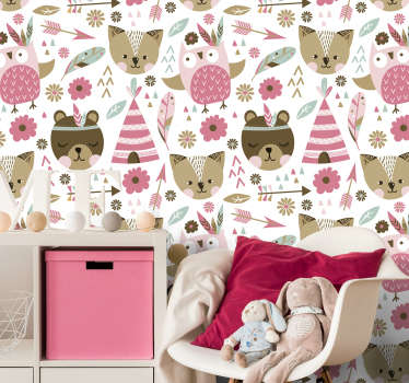 Adorable Creature Figures wall stickers for kid - TenStickers