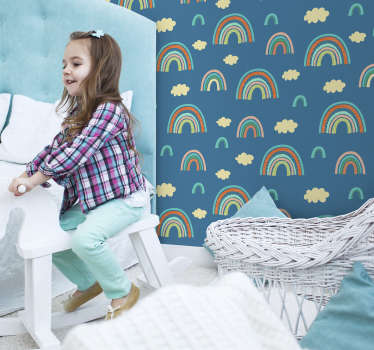 Fotomural adhesivo arcoiris infantil - TenVinilo