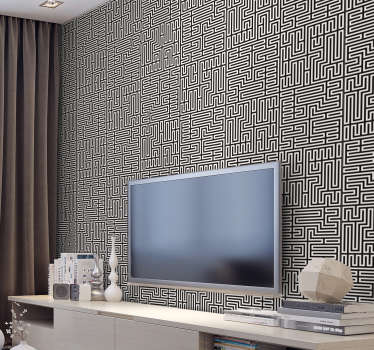 Labyrinth Wall Mural sticker - TenStickers