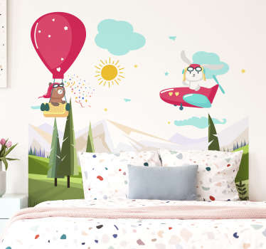 Klistremerke for fjellhodegavel - Tenstickers