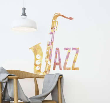 Jazz wall sticker for you - TenStickers