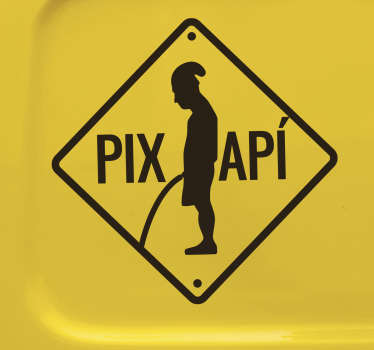 Vinilo Barcelona Pixapí Monocolor - TenVinilo