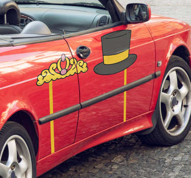 Lustiger Autoaufkleber Hochzeit Fotobox - TenStickers