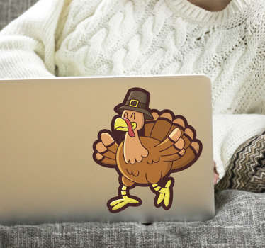 Thanksgiving turkey holiday wall sticker - TenStickers