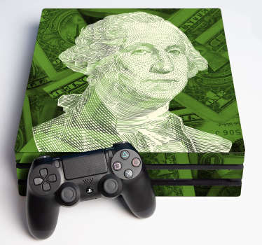 US dollar ps4 skin for your device - TenStickers