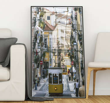 Vinil de cidades e países Rua de Lisboa - TenStickers