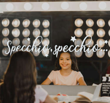 Splendida adesivo specchio delle mie brame - TenStickers