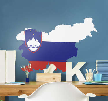 Nalepka stene slovenije - TenStickers