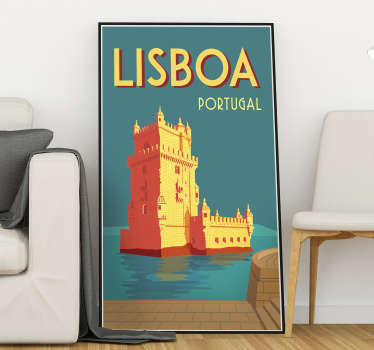 Vinil de cidades e países Portugal Vintage - TenStickers