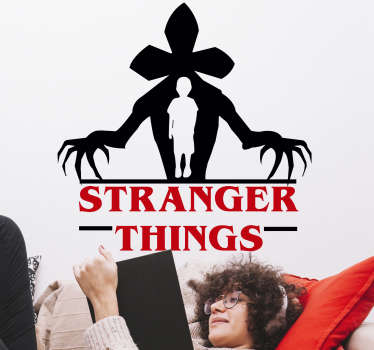Personaliza o teu quarto com imagens alusivas à série Stranger Things com este magnífico vinil autocolante de programas de TV!